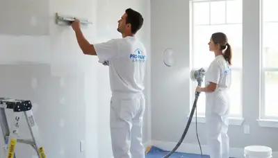 Drywall repair and wall restoration by professional painters in Evansville, IN home interior