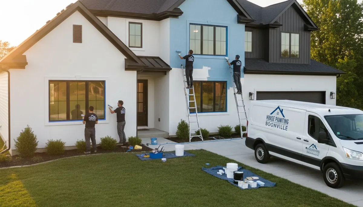 Professional house painters serving Evansville, IN for interior and exterior painting services
