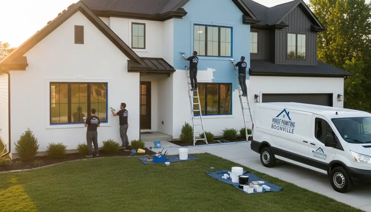 Professional house painters serving Evansville, IN for interior and exterior painting services