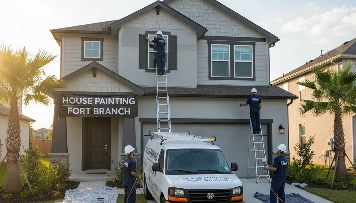 Professional house painters in Evansville IN providing expert residential exterior painting services