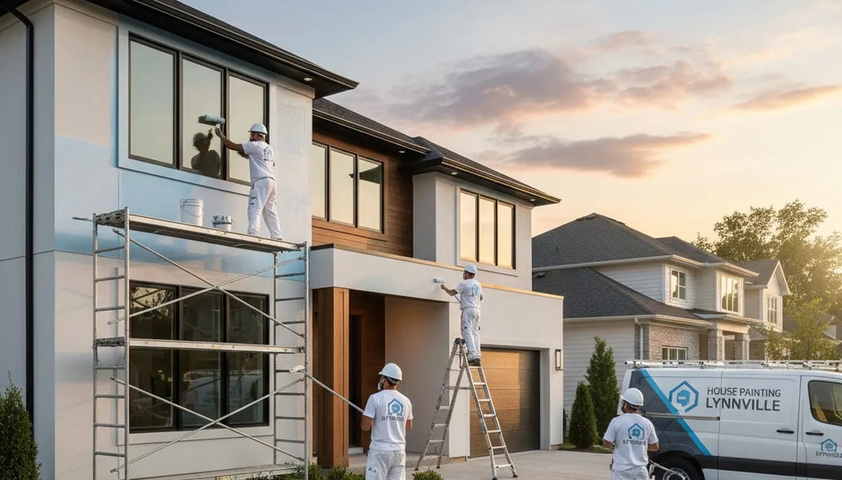 House painters in Evansville, IN providing professional interior and exterior painting services