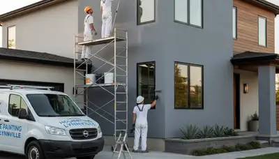 Professional house painting service in Evansville, IN for interior and exterior home painting