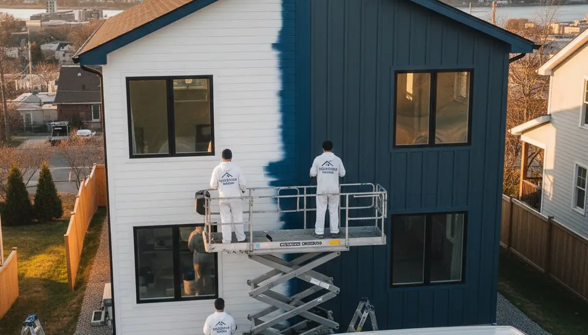 Professional house painting service in Evansville, IN for interior and exterior homes