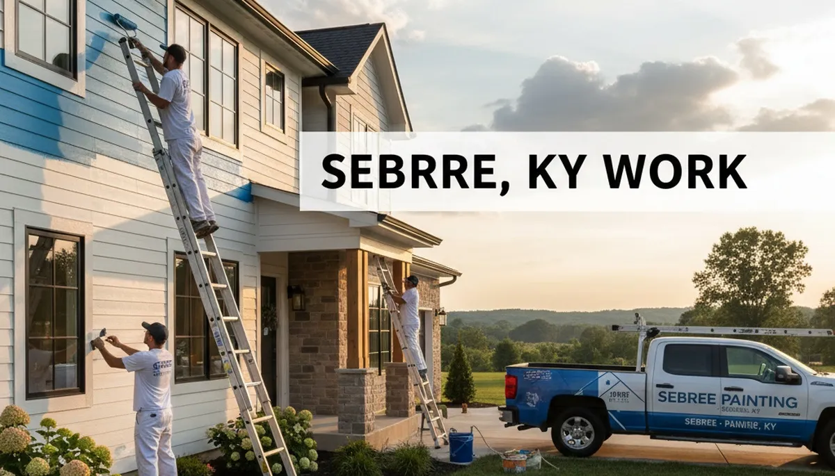 Professional exterior house painting by skilled painters in Evansville, IN