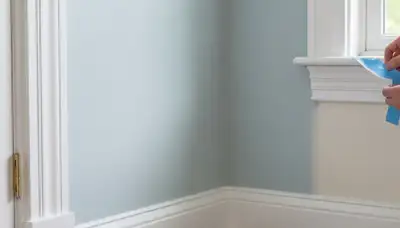 Professional interior trim painting with clean lines highlighting Evansville IN home details