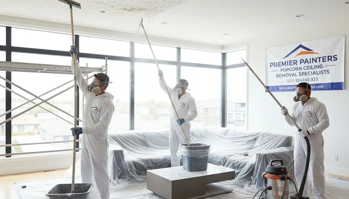 Professional popcorn ceiling removal and refinishing in Evansville, IN home interior