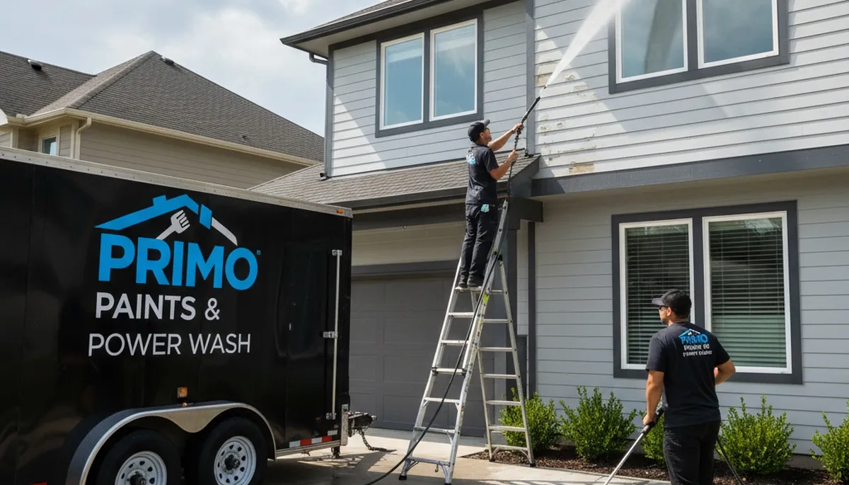 Professional pressure cleaning service restoring home exterior in Evansville, IN