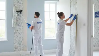 Professional wallpaper removal service in Evansville IN by expert house painters